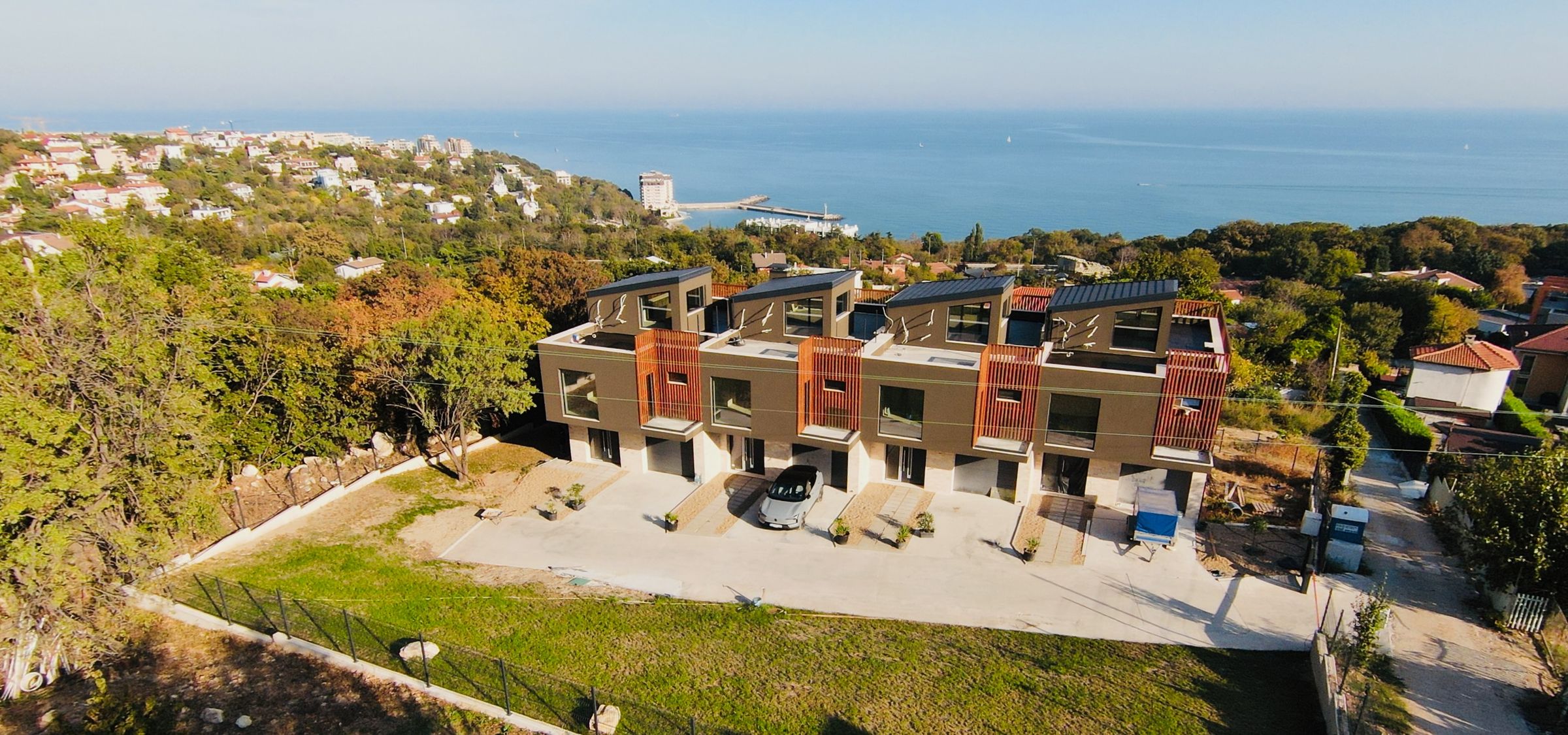 Syneva — four residences on Monastery Ridge above the Black Sea, Varna
